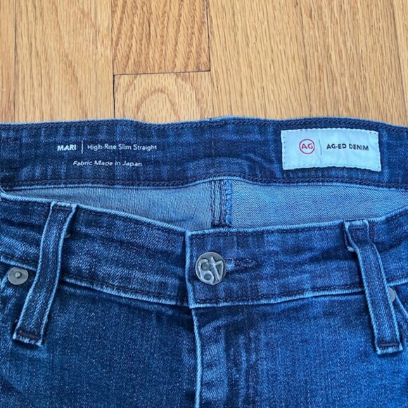AG Mari High Waisted Ankle Slim Straight Leg size 32 - Picture 5 of 11